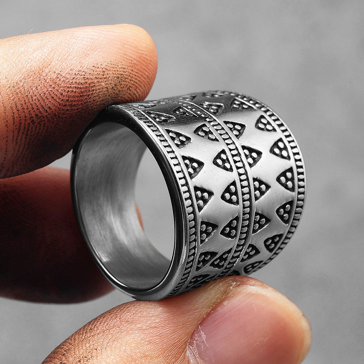 Aestheticism | No Fade Stainless Steel Street Wear Royal Prism Men's Rings