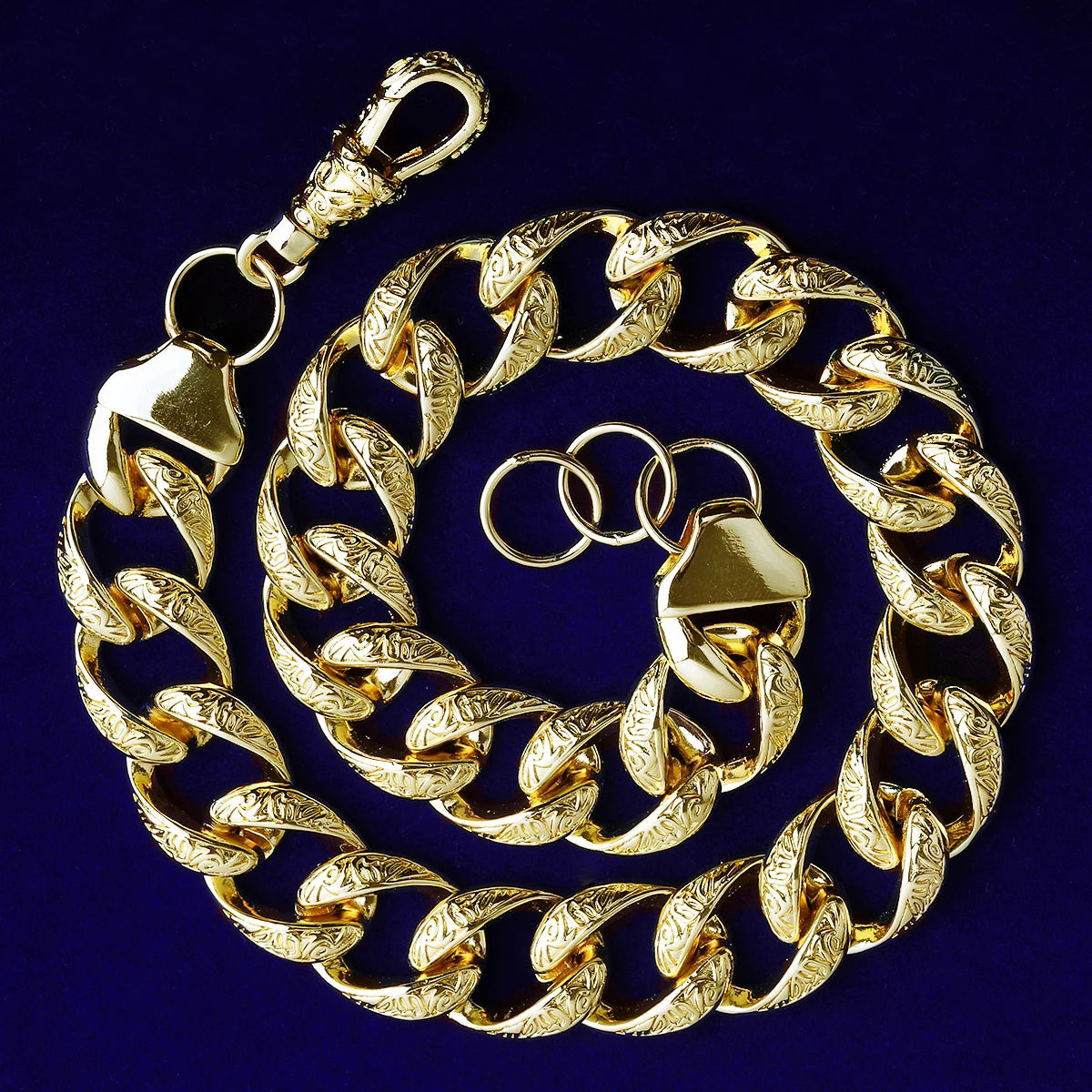 Carved Cuban | Designer Carved Miami Cuban Link Curb Hip Hop Chain Necklace