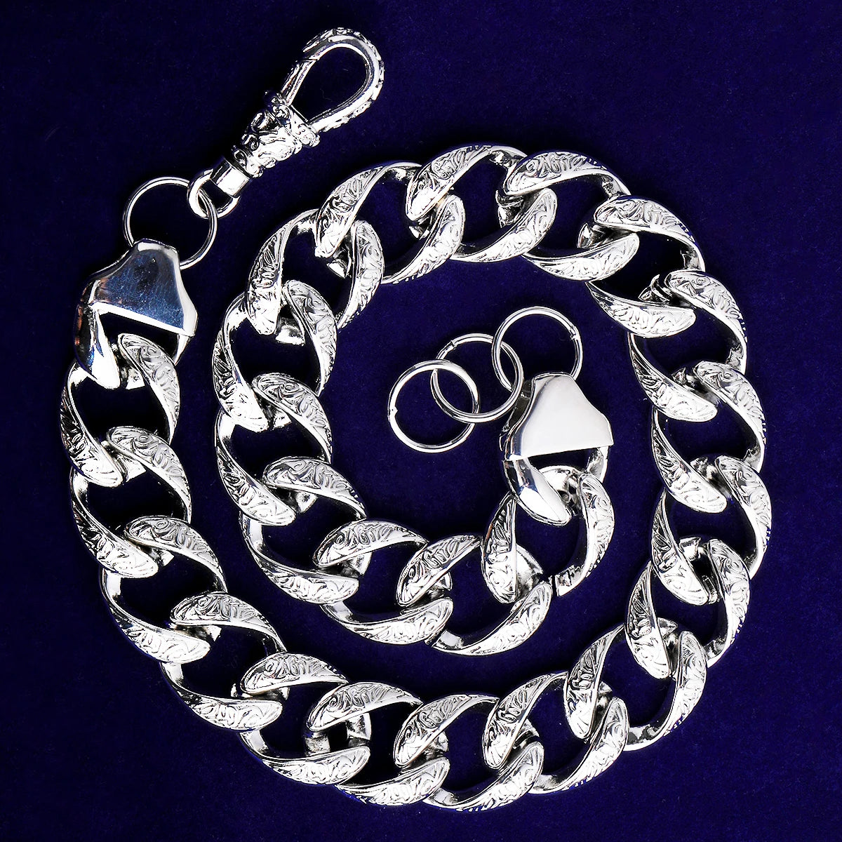 Carved Cuban | Designer Carved Miami Cuban Link Curb Hip Hop Chain Necklace