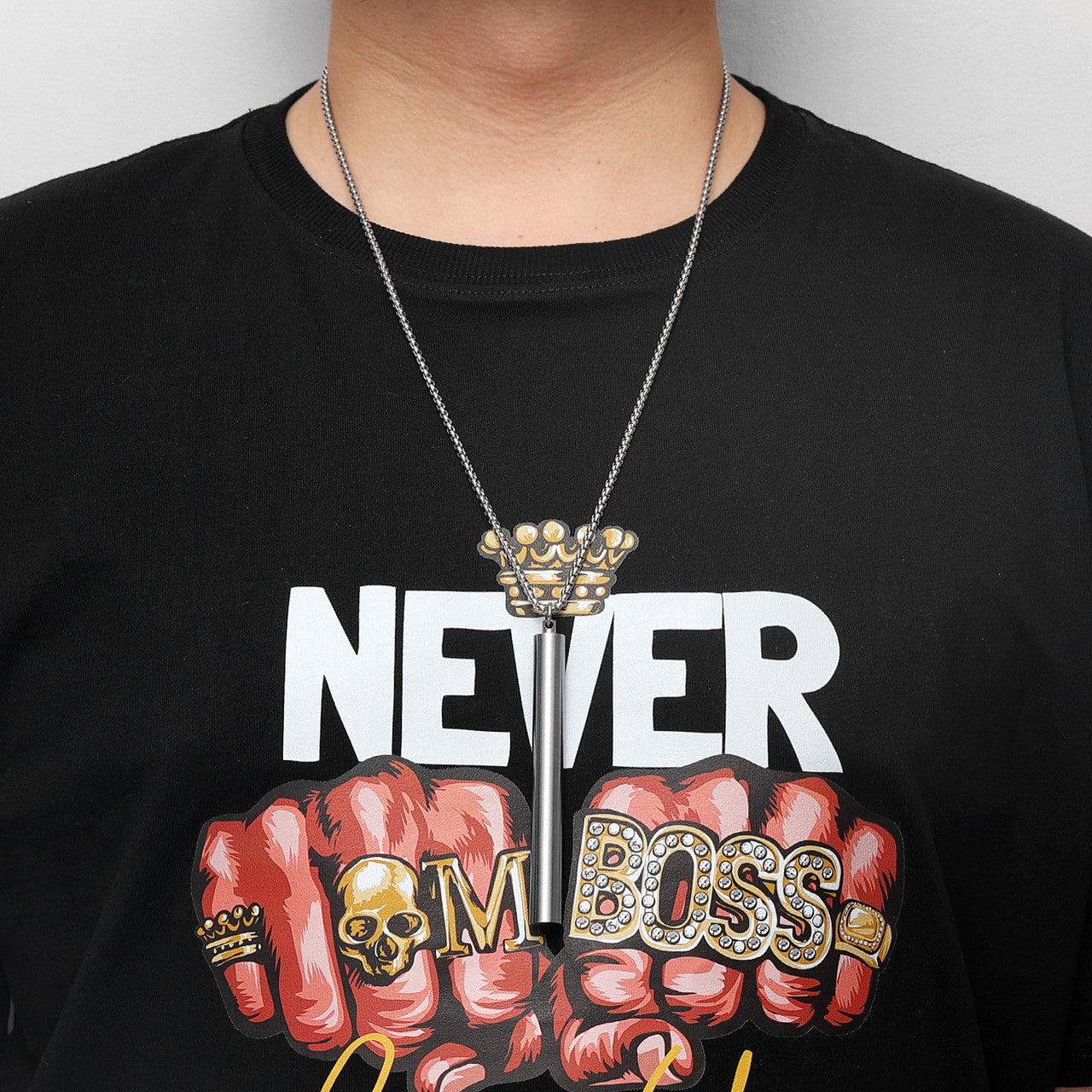 The Last Cigarette | 316L No Fade Stainless Steel Hip Hop Cigarette Case Pendant