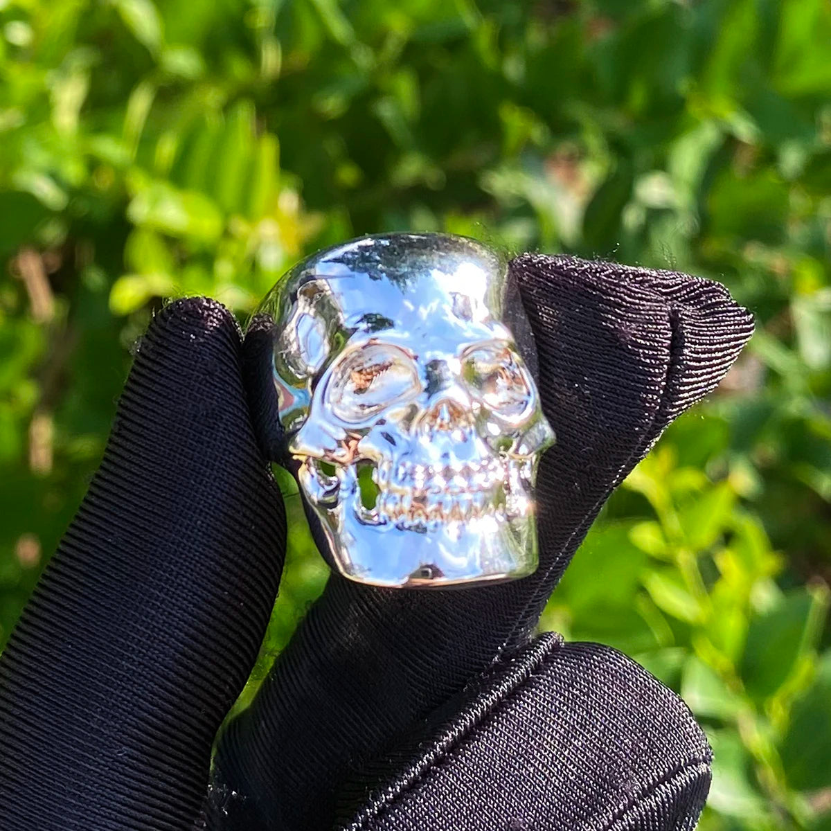 Demon Skull | Large Detailed Bling Street Wear Skull Men's Rings