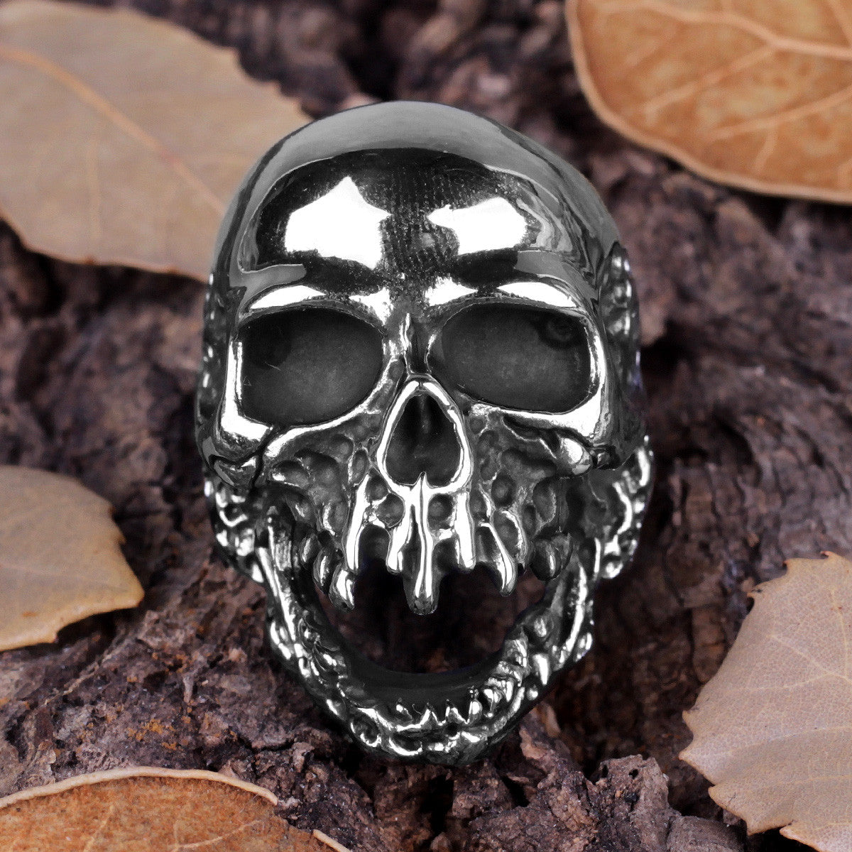 The Plague | 316L No Fade Stainless Steel Designer Skull Street Style Rings