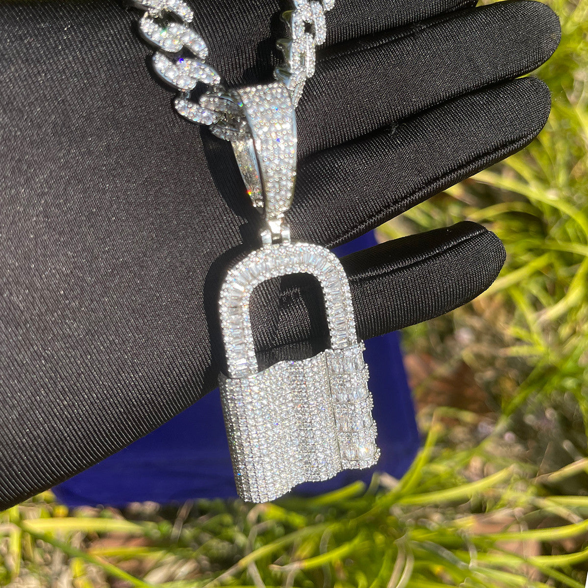 Game On Lock | Hip Hop Combination Deadbolt Pendant Chain Necklace