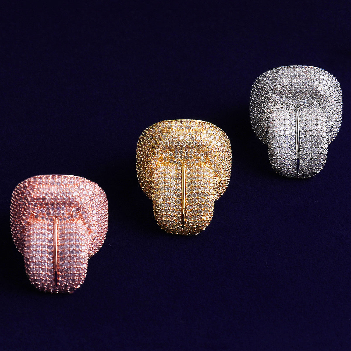 Speak In Tongues | VVS Diamond CZ 24k Rose Gold 925 Silver 5AA+ Luxury Hip Hop Tongue Ring