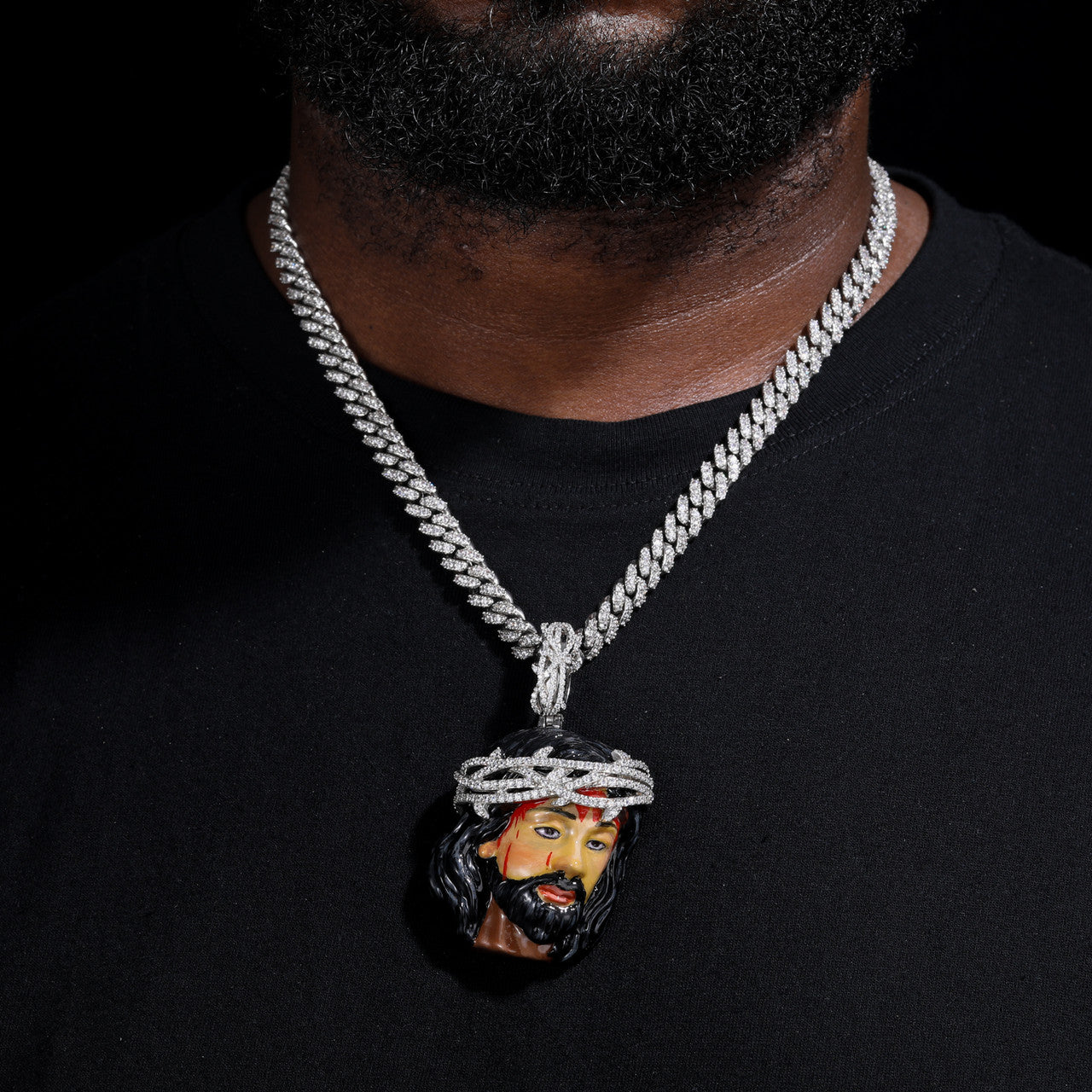 Jesus Christ Superstar | Moissanite VVS Diamond Crown Of Thorns Hip Hop Pendant