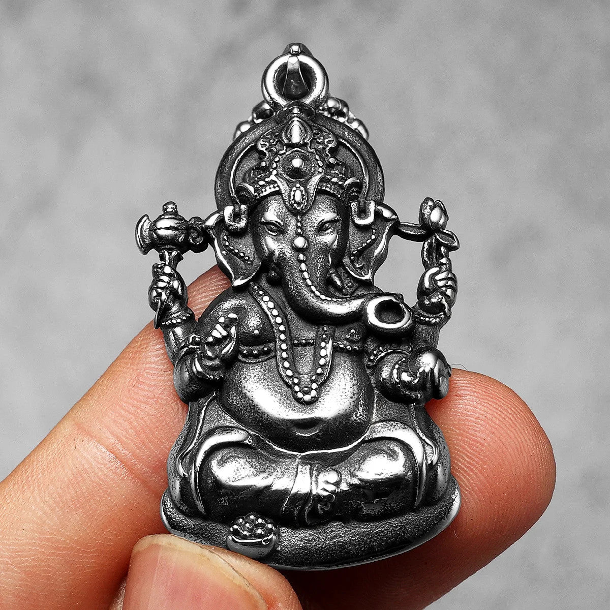 Hinduism Ganesha | 316L No Fade Stainless Steel Powerful Pendant Amulet