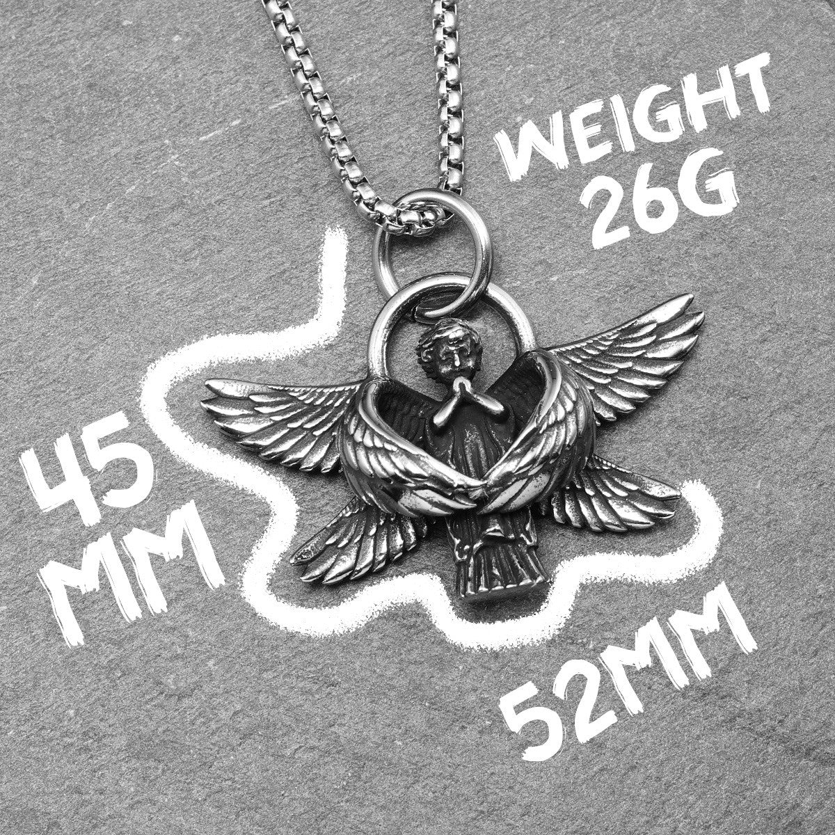 Angels Wings Collection | 316L No Fade Stainless Steel Wings of Angels Pendants