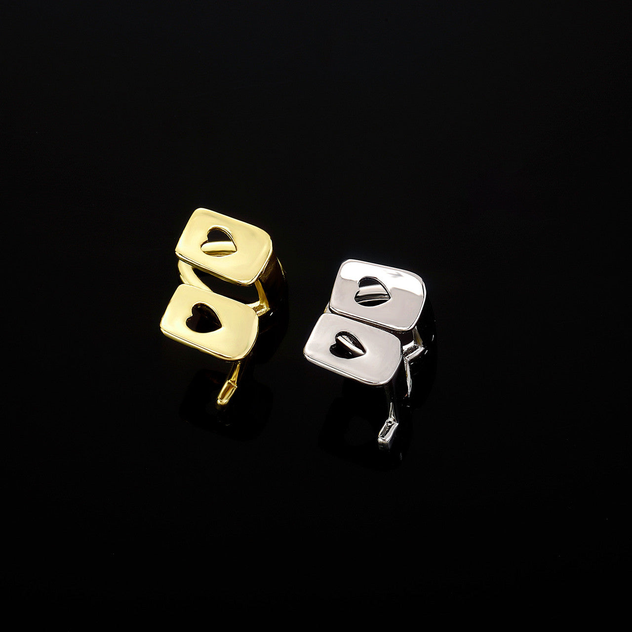 Open Face Teardrop | VVS Diamond CZ Stone Iced Blinged Out Mouth Tooth Teeth Grillz