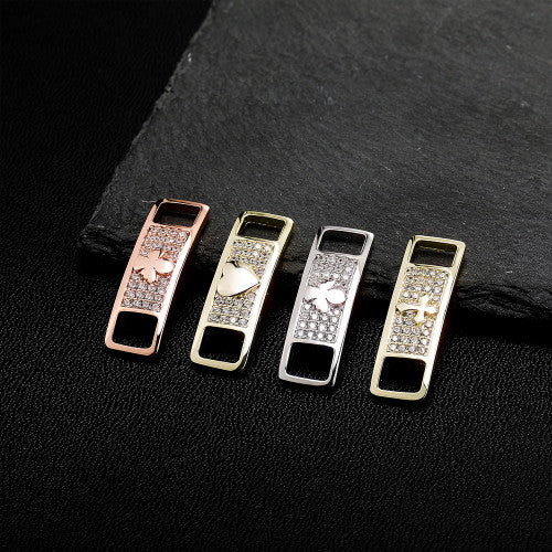 Shoe Tags | VVS Diamond CZ Shoe String Iced Blinged Out Sneakers Decoration