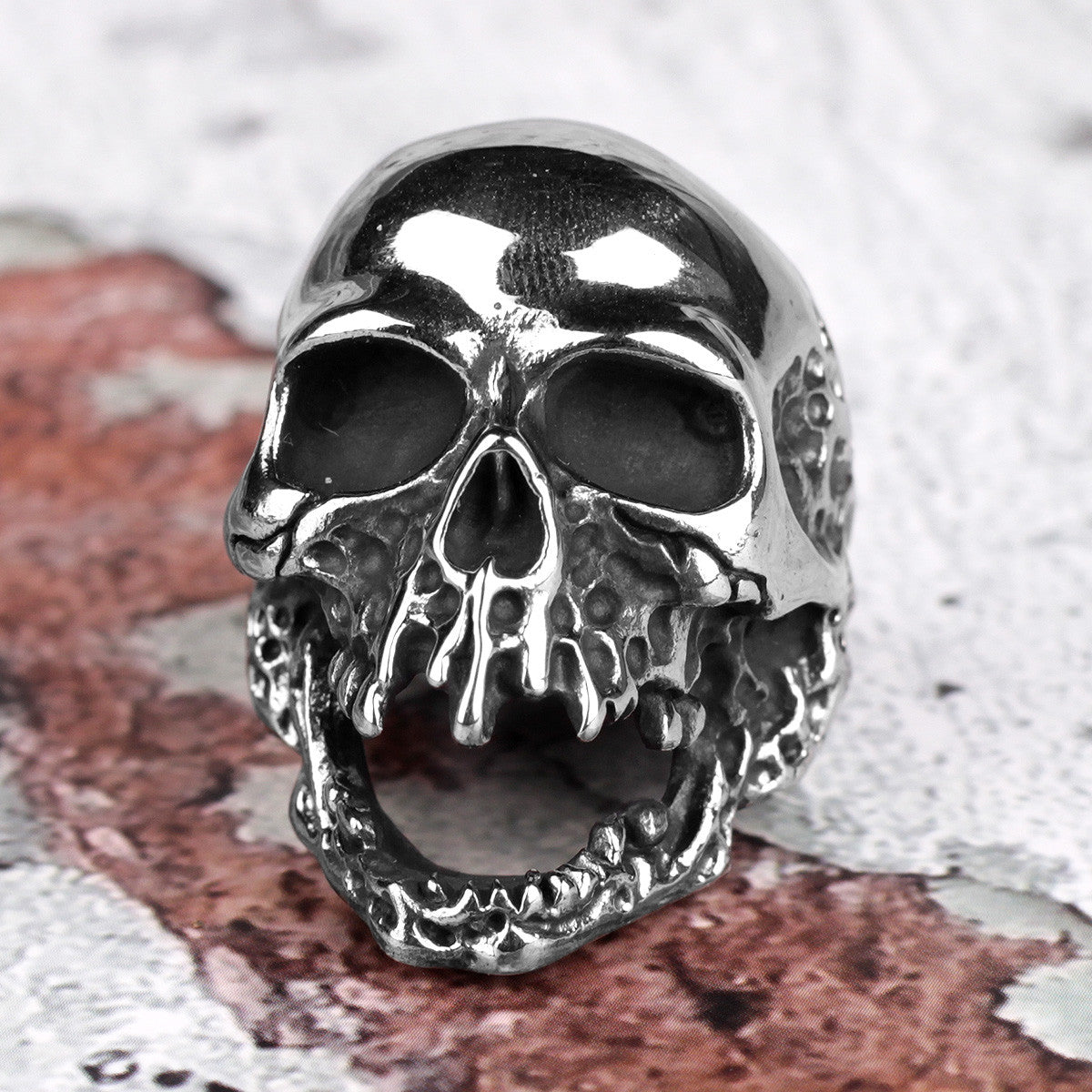 The Plague | 316L No Fade Stainless Steel Designer Skull Street Style Rings