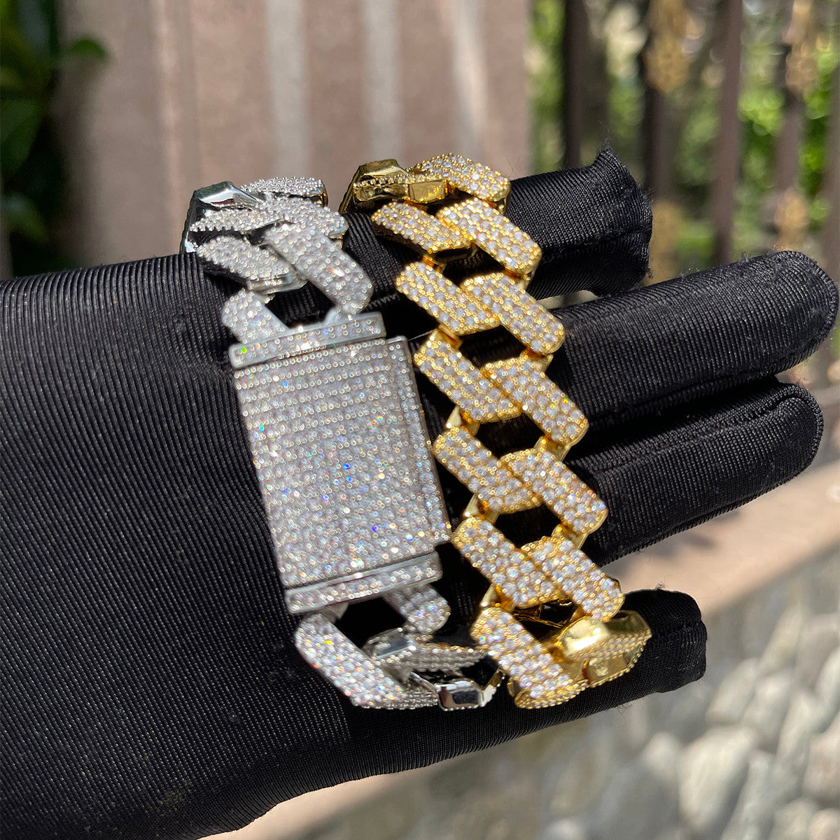 Box Of Ice | 20mm Prong Set Miami Cuban Link Hip Hop Bracelets