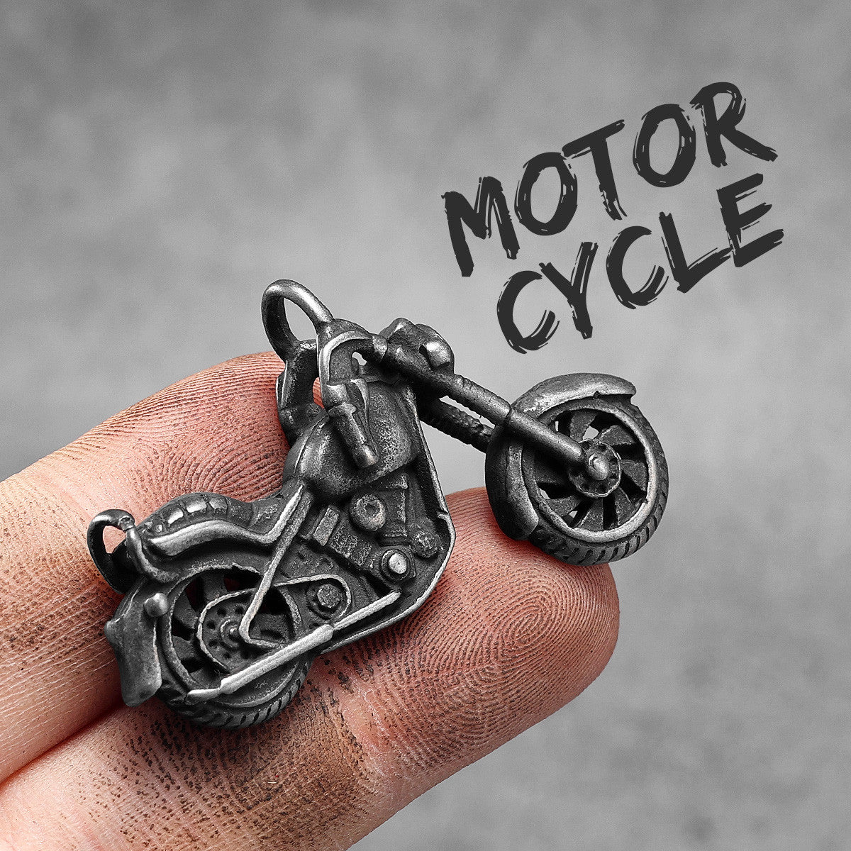 Biker Boy Collection | 316L No Fade Stainless Steel Vintage Cruise Motorcycle Pendants