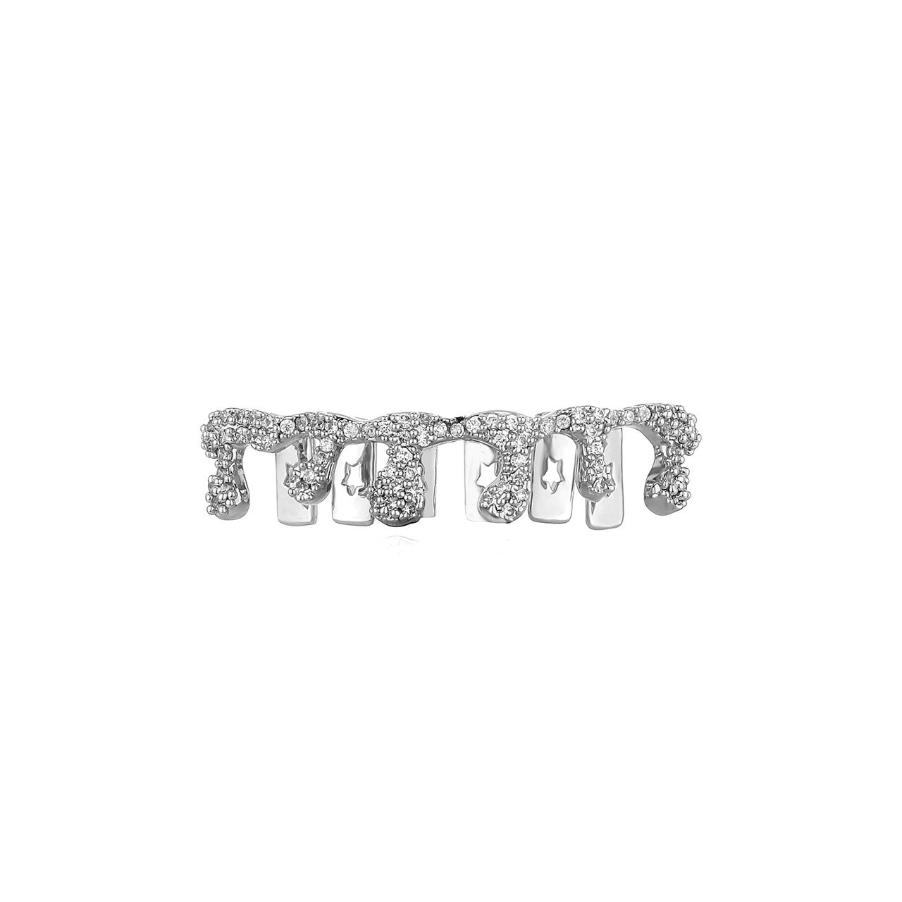 Dripped Ice | VVS Diamond CZ New Top Bottom Mouth Teeth Hip Hop Grillz