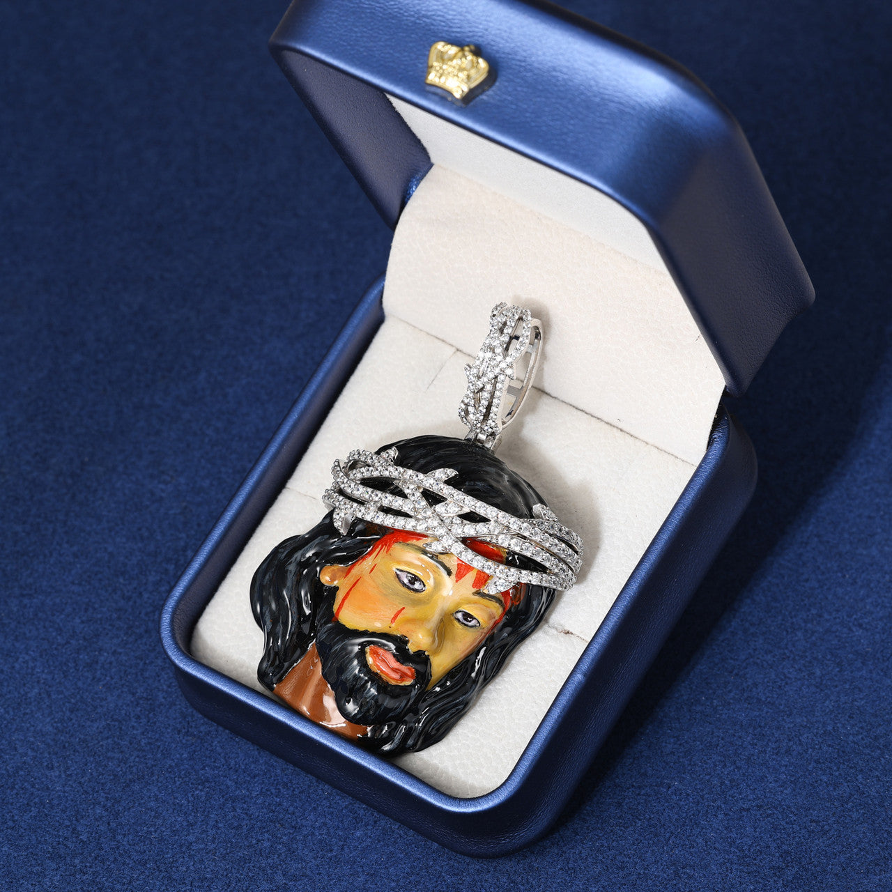 Jesus Christ Superstar | Moissanite VVS Diamond Crown Of Thorns Hip Hop Pendant