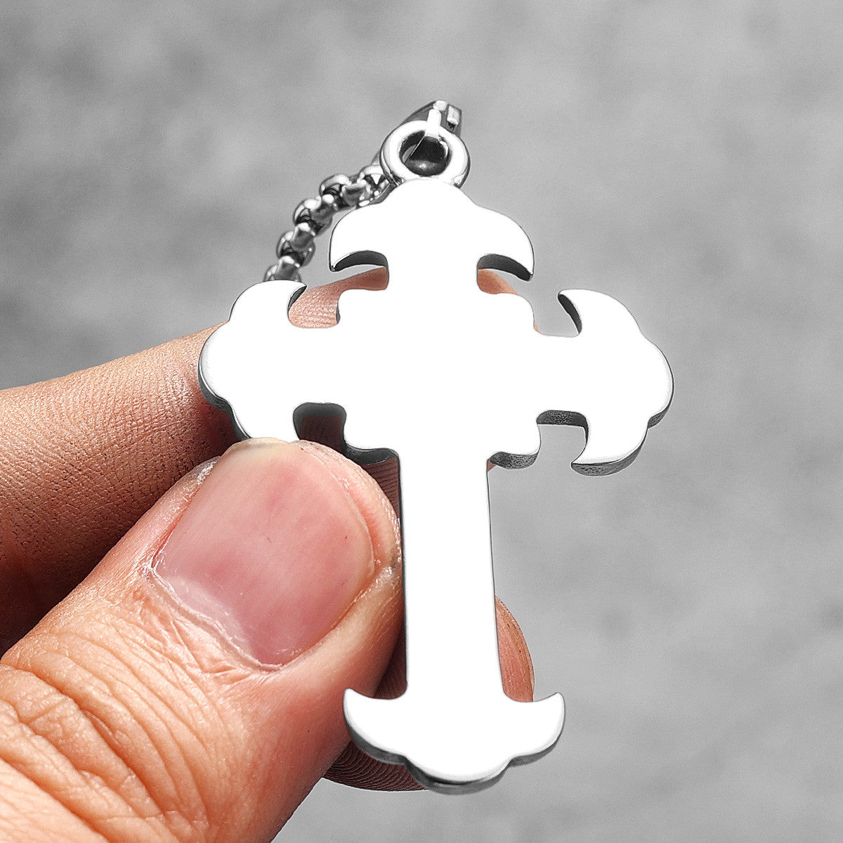 Carved Cross | 316L Stainless Steel Religion Spiritual Streetwear Hip Hop Pendant