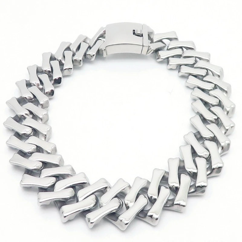 Imperial Steel | No Fade Stainless Steel Street Wear Cuban Link Choker Chain