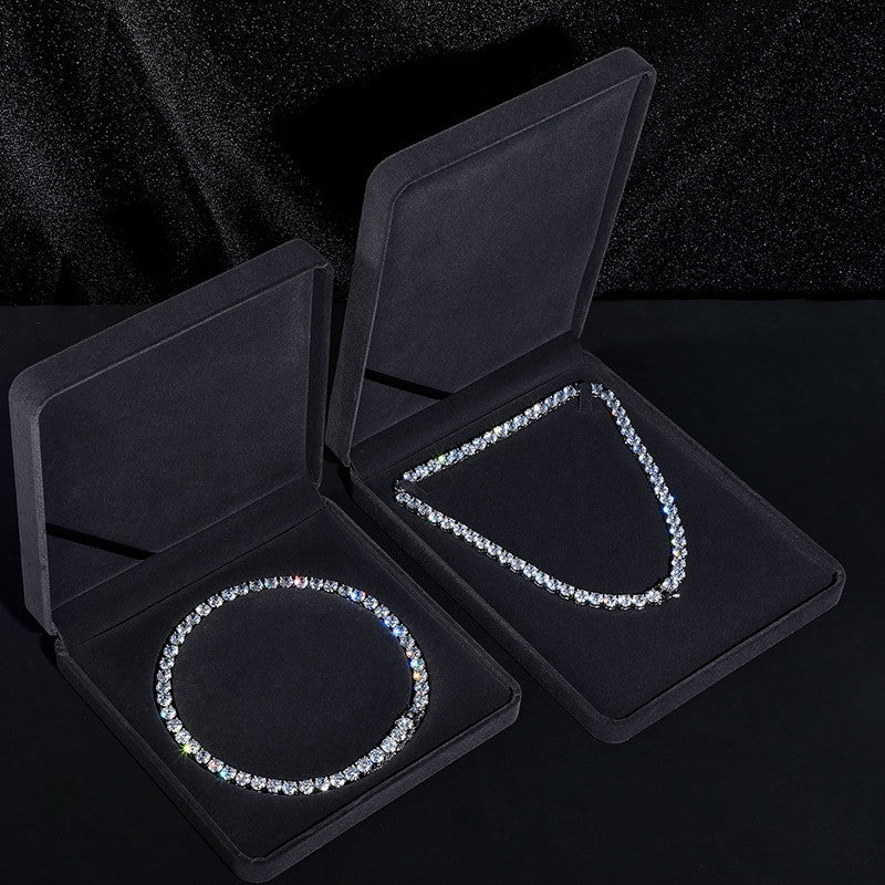Genuine VVS Luxury Jewelry Lab Diamond Tennis Chain Necklaces