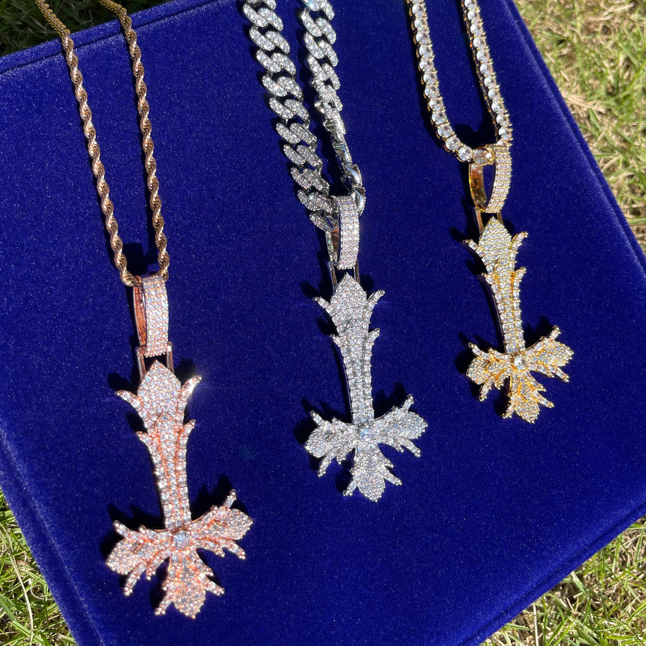 The Inversion | Upside Down Designer Peter Cross Hip Hop Iced Pendant