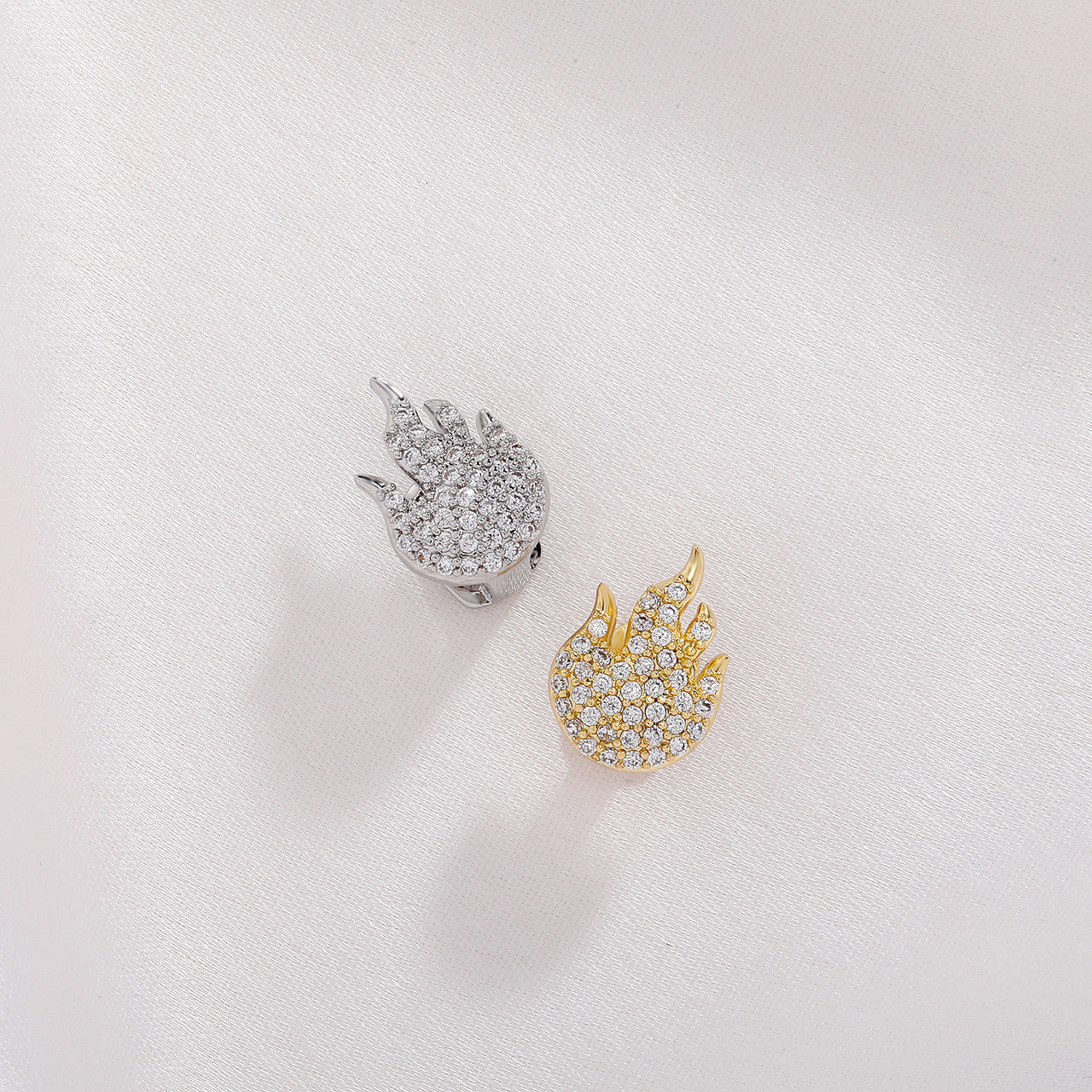 Flame Spitta | VVS Diamond CZ Fire Flame Hot Boy Mouth Teeth Tooth Hip Hop Grillz