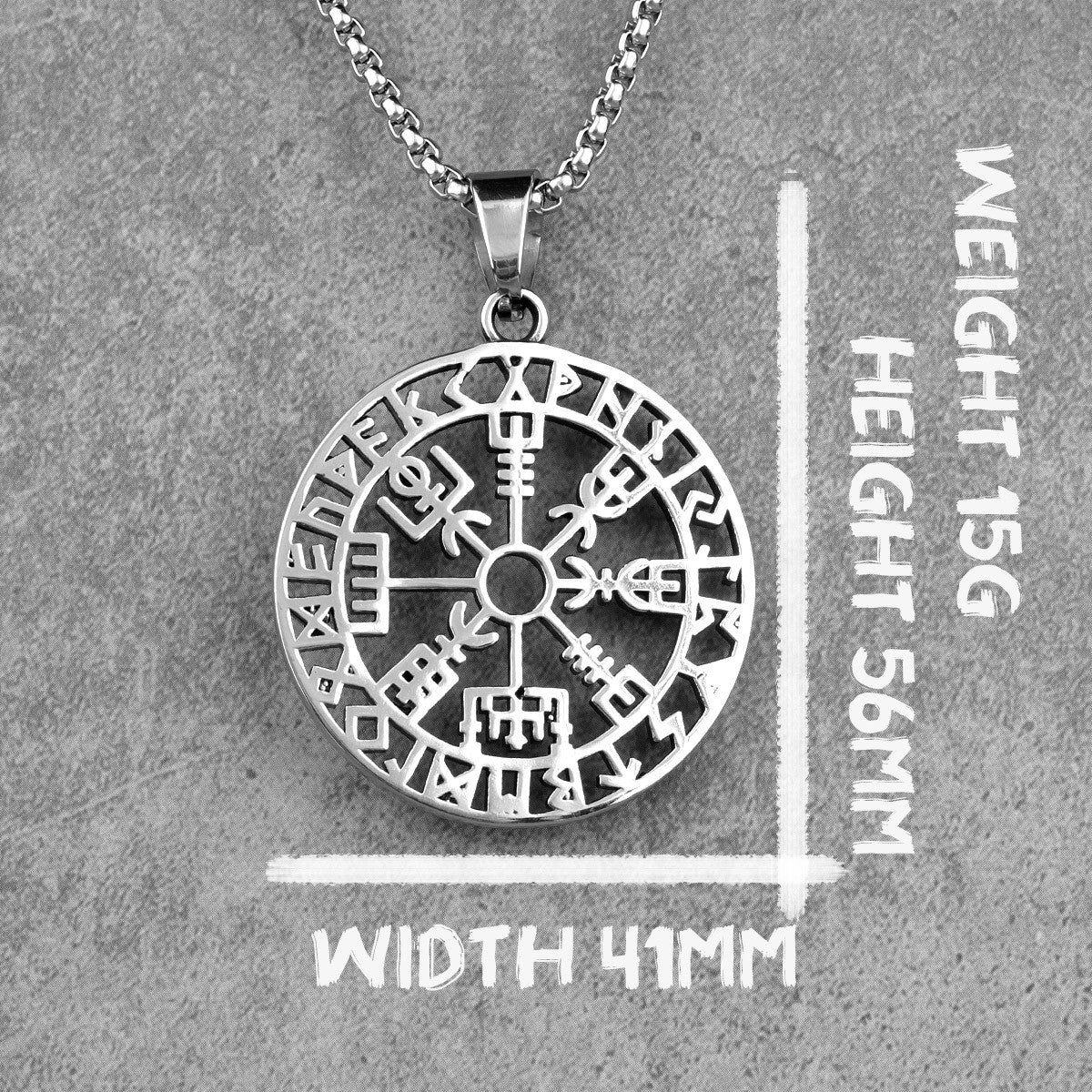 Viking Rune | 316L Stainless Steel Unique Personality Mysterious Amulet Pendant