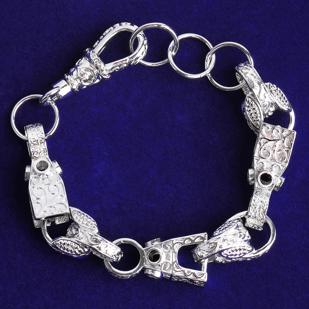 Loyal Royalty | D Block Belcher Clasp Rolo Link Clean Hip Hop Bracelet