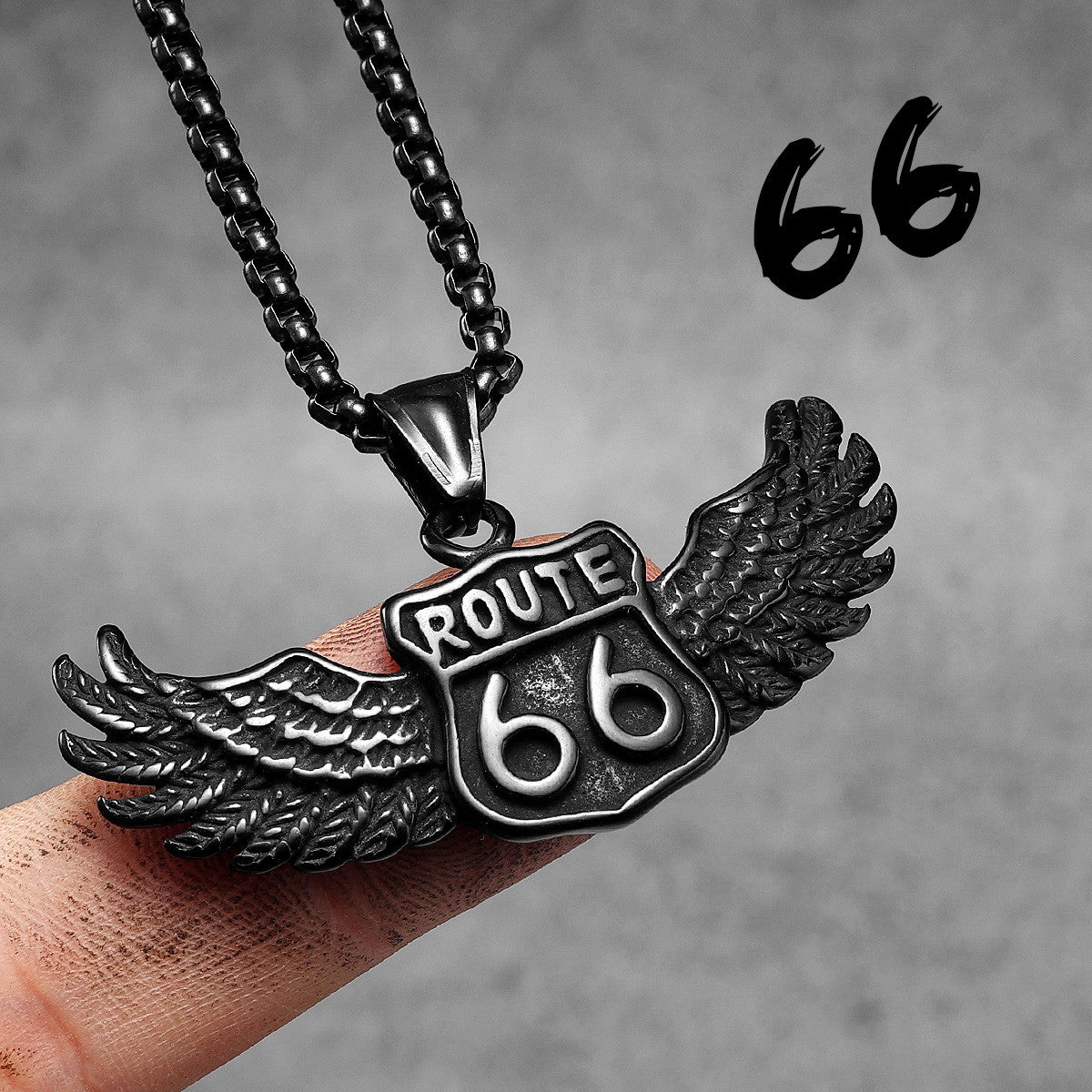 Biker Style Series | 316L Stainless Steel Motorcycle Series Pendant Chain Necklaces