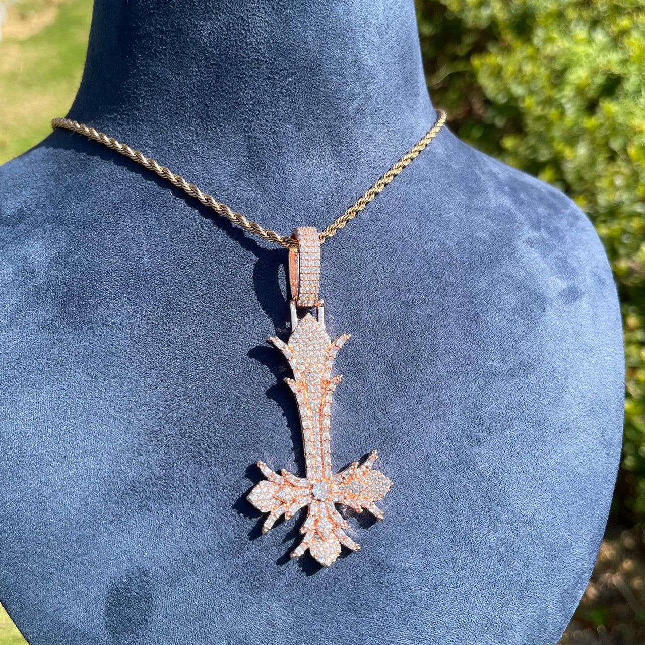 The Inversion | Upside Down Designer Peter Cross Hip Hop Iced Pendant