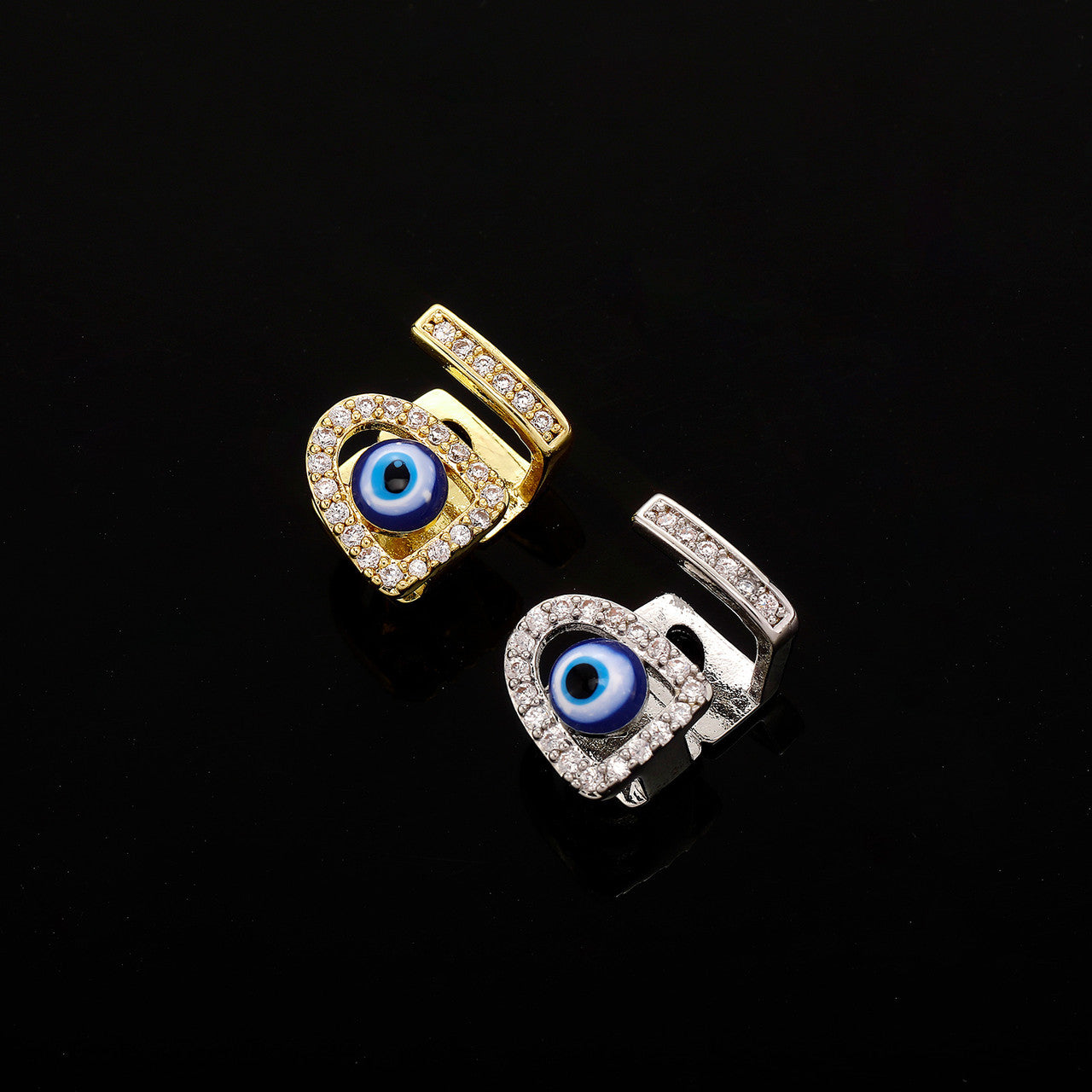 Devils Eye | VVS Diamond CZ Stone All Seeing Eye Hip Hop Mouth Tooth Bling Grillz
