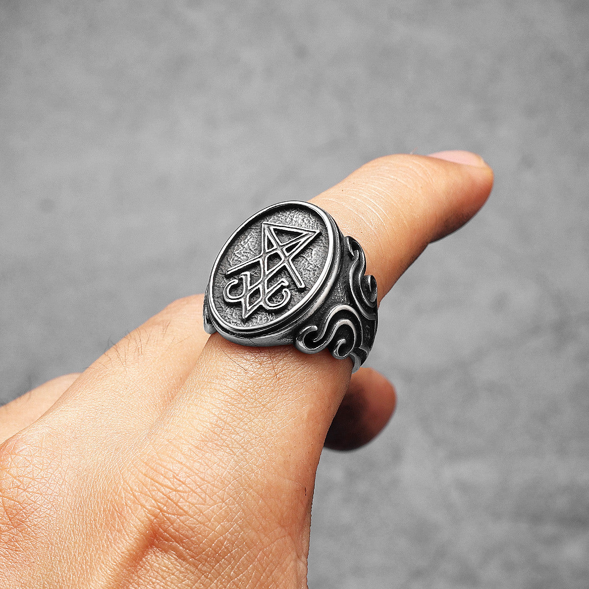 Satan | Lucifer Devil 316L Stainless Steel Men's Street Style No Fear Rings