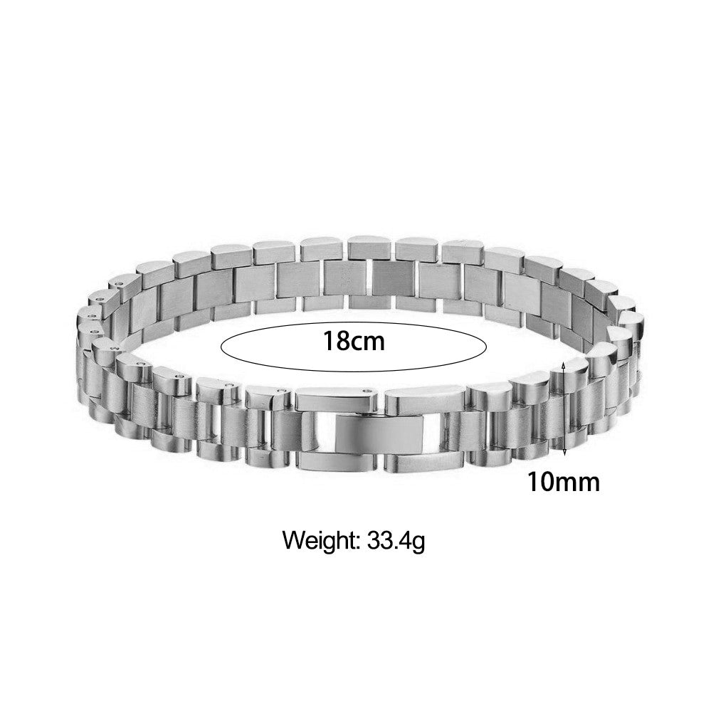 18k Gold Stainless Steel Cuban Rope Tennis Link No Fade Street Style Braclets