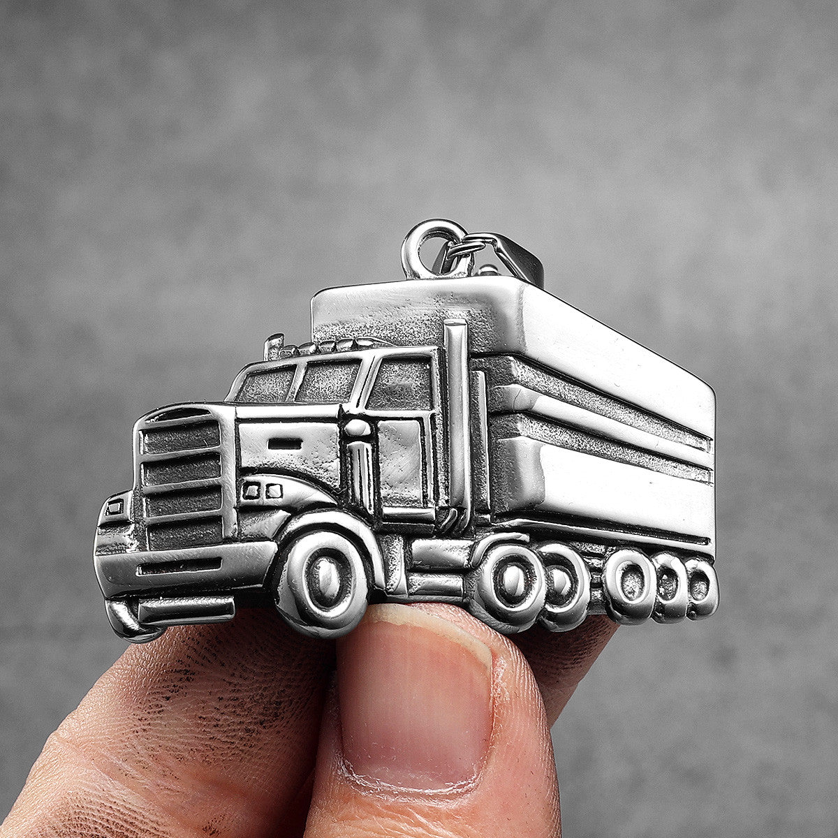 Trucker | 316L No Fade Stainless Steel Truck Driver Street Wear Hip Hop Pendant