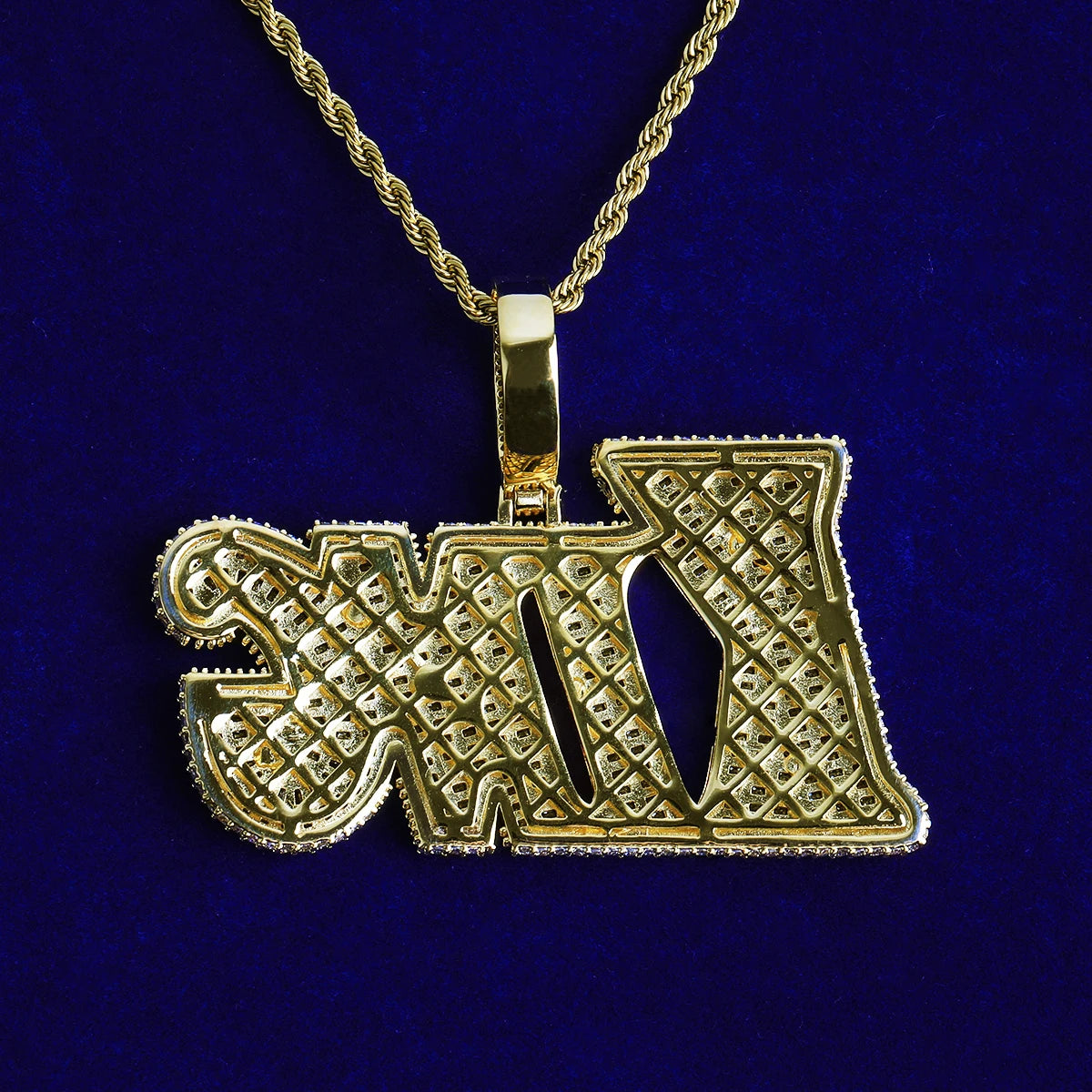 King Shyt | VVS Diamond CZ Two Tone Prong Set King 5AA+ Hip Hop Pendant