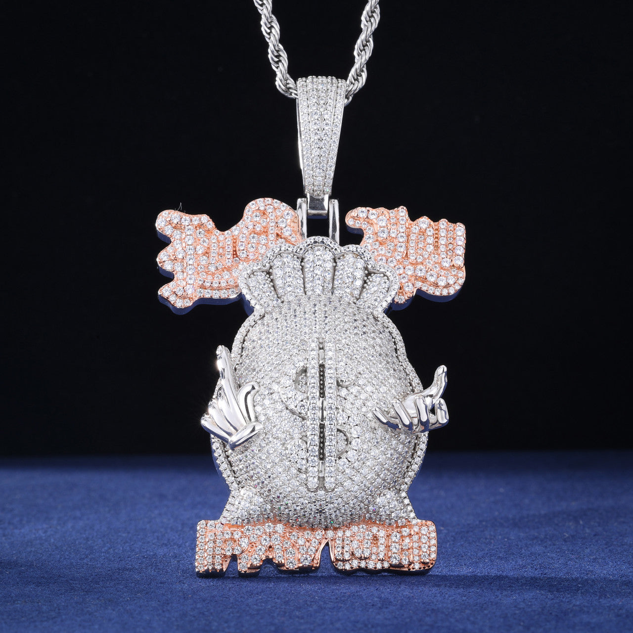 Goodfellas | F*ck You Pay Me Money Bag Moissanite Diamond FYPM Hip Hop Pendant