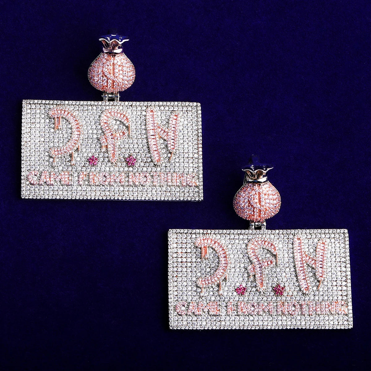 CFN | VVS Diamond CZ Came From Nothing Iced Blinged Out Hip Hop Pendant