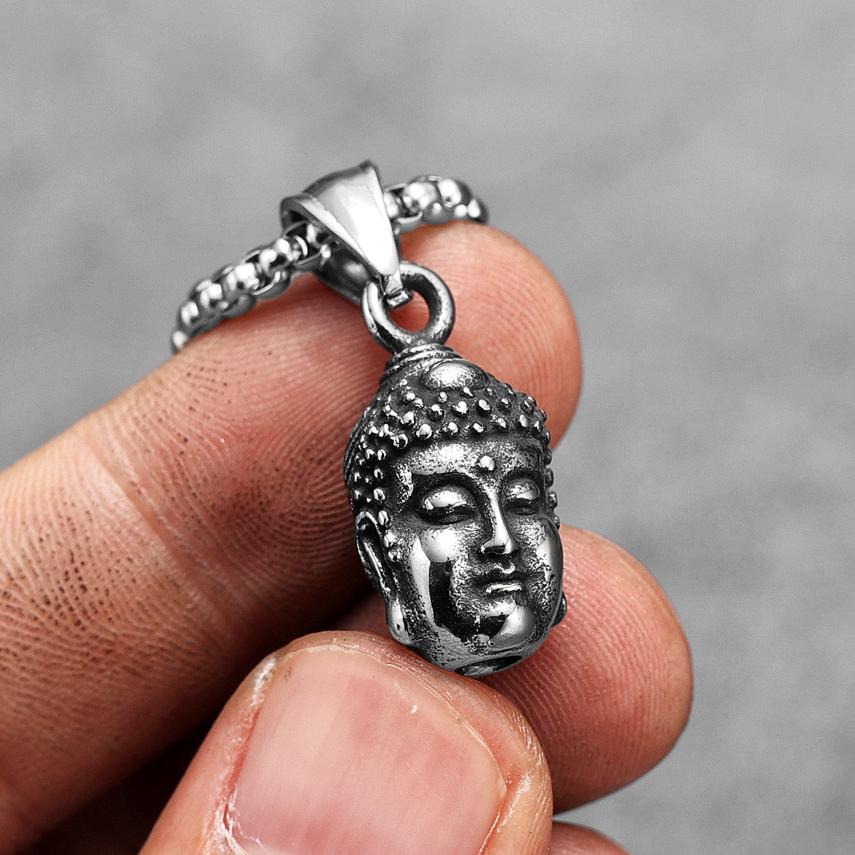 Good VS Evil | Demon Buddha 316L No Fade Stainless Steel Street Style Pendant