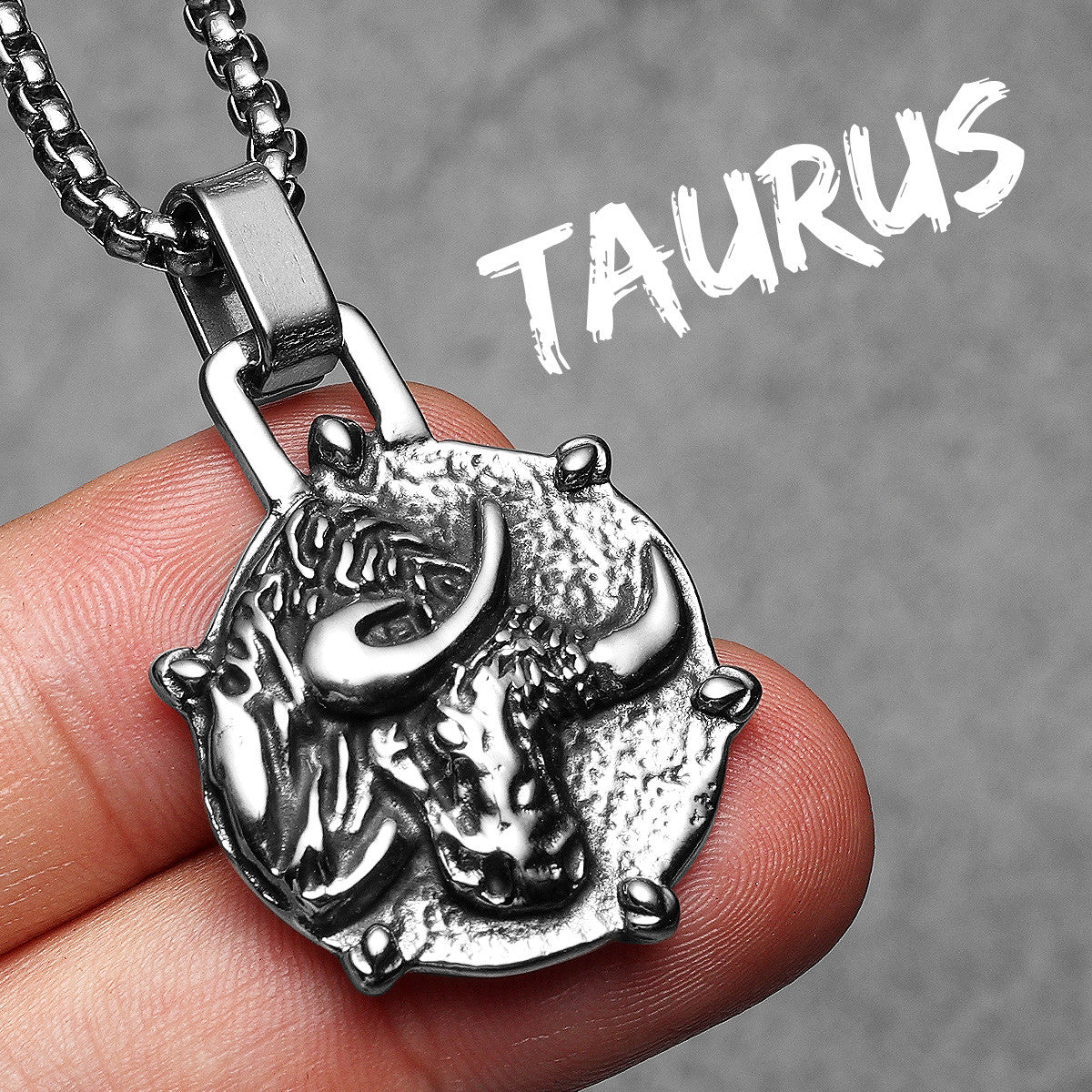 12 Constellations | 316L No Fade Stainless Steel Zodiac Sign Astrological Street Wear Pendants