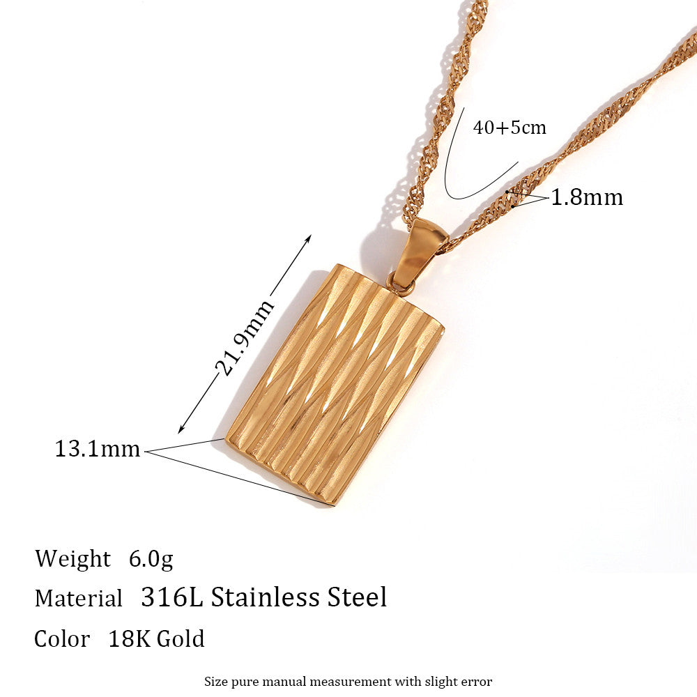 Ladies 18k Gold Waterproof Stainless Steel Heart Freshwater Pearl Pendant Necklaces