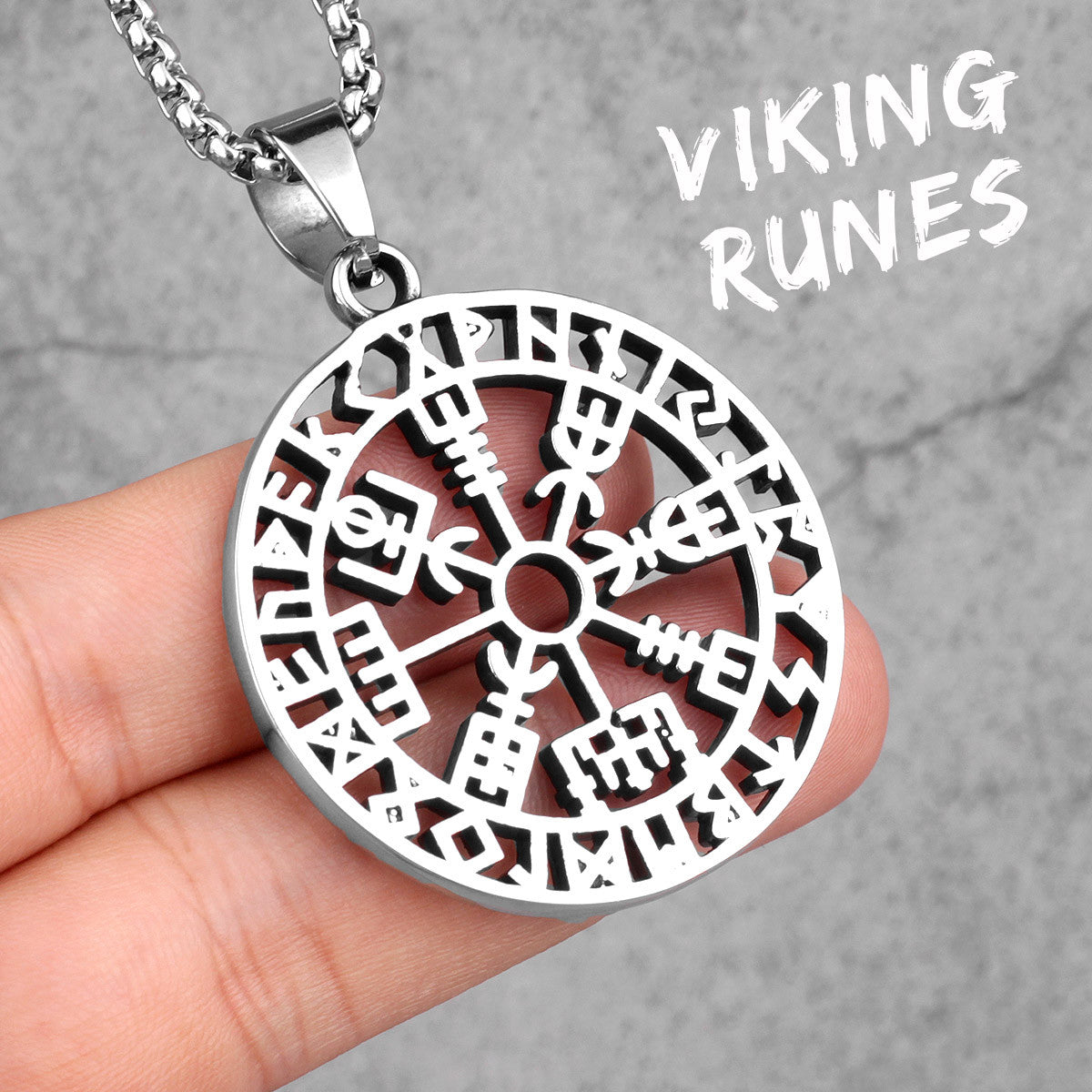 Viking Rune | 316L Stainless Steel Unique Personality Mysterious Amulet Pendant