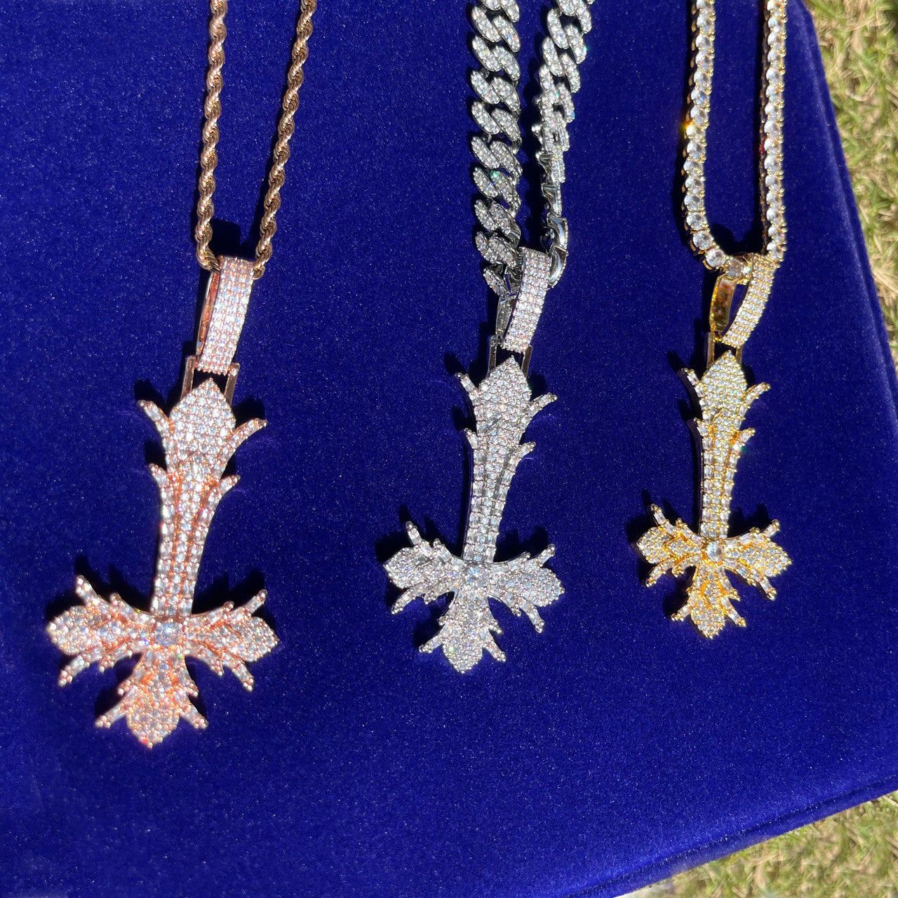 The Inversion | Upside Down Designer Peter Cross Hip Hop Iced Pendant