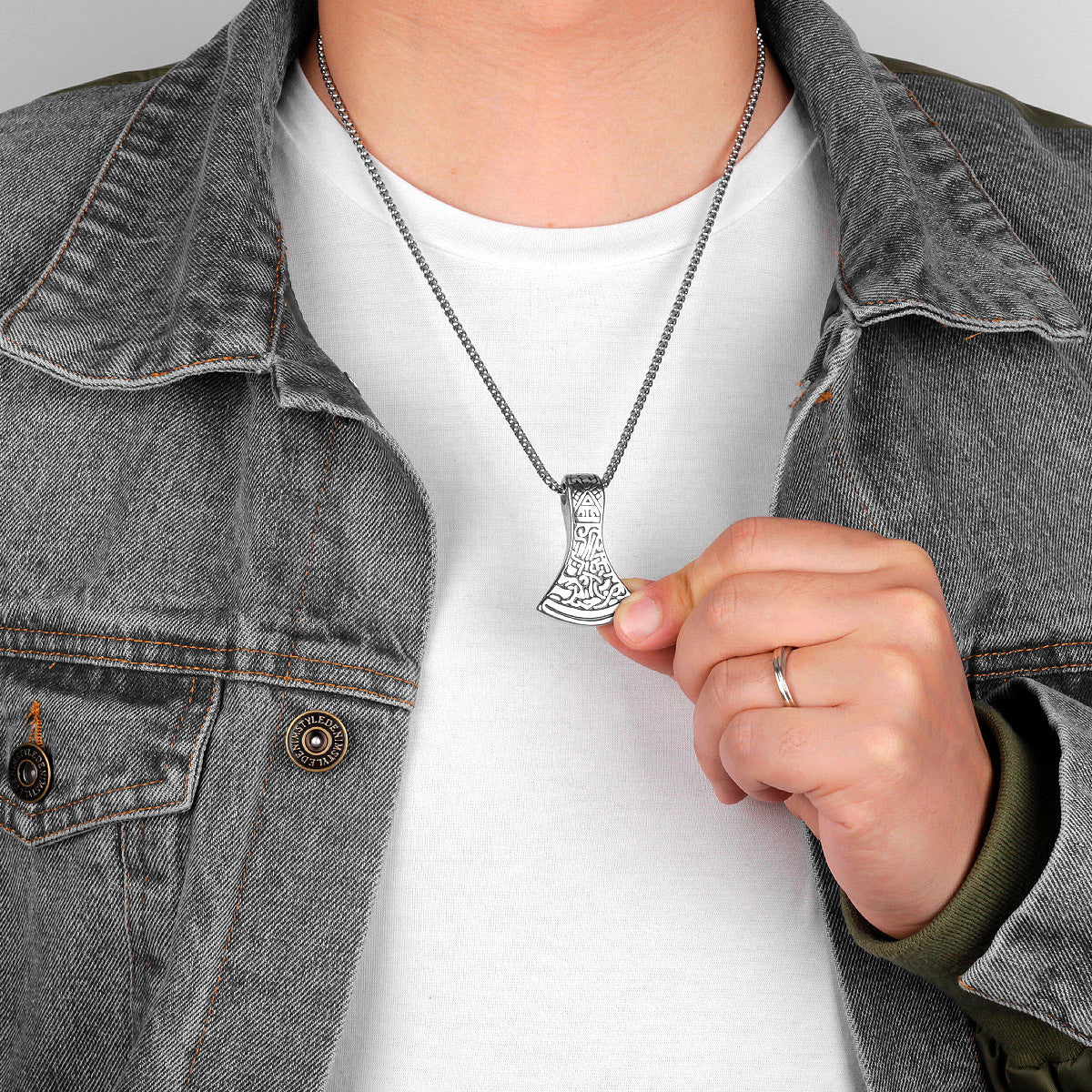 Axe of Ares | 316L No Fade Stainless Steel Street Wear Unique Mysterious Pendant