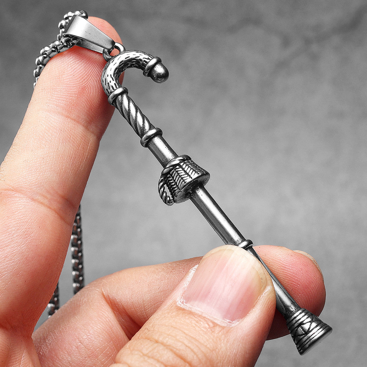 Christmas Collab | Candy Cane Santa Clause Solid Stainless Steel Holiday Pendants