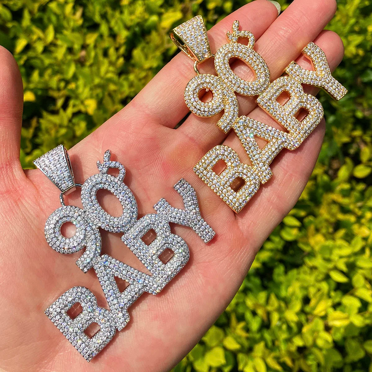 90's Baby | VVS Diamond CZ Iced Blinged Out Hip Hop 5AA+ Pendant Chain