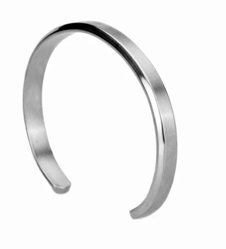 The Simple Classic | Solid Stainless Steel Mens Clean Fashion Bangle Bracelets