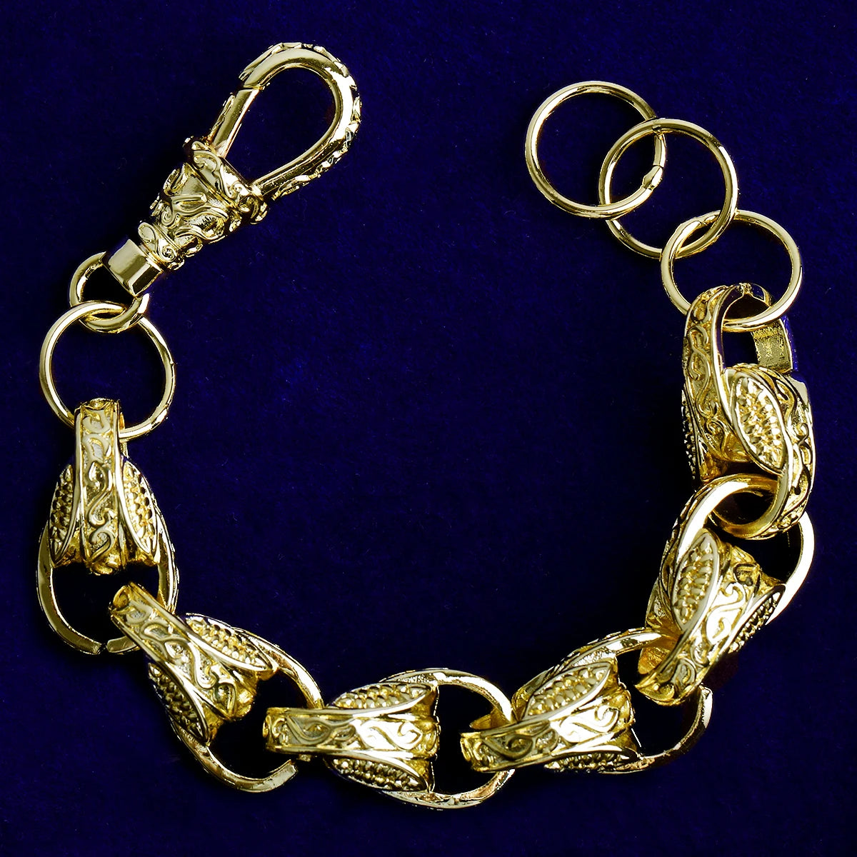 The Rebirth II | Tulip Ring 20mm Rolo Link Albert Clap Hip Hop Designer Bracelet