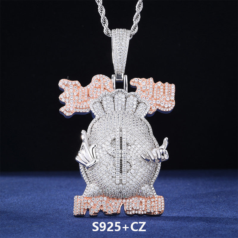 Goodfellas | F*ck You Pay Me Money Bag Moissanite Diamond FYPM Hip Hop Pendant