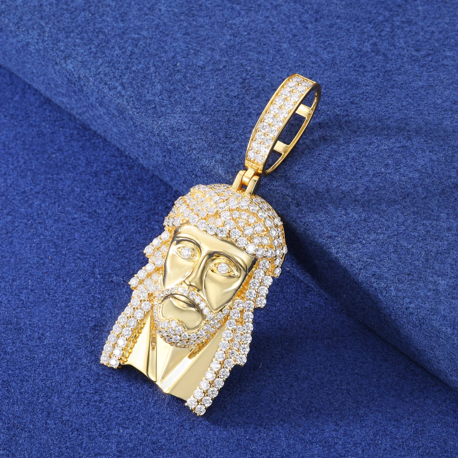 Classic Jesus Piece | The Original 925 Sterling Silver Moissanite Diamond Hip Hop Jesus Pendant