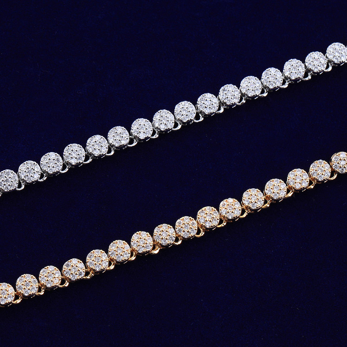 Sprinkled Ice | Prong Set VVS Diamond CZ Prong Set Hip Hop Chain Necklace