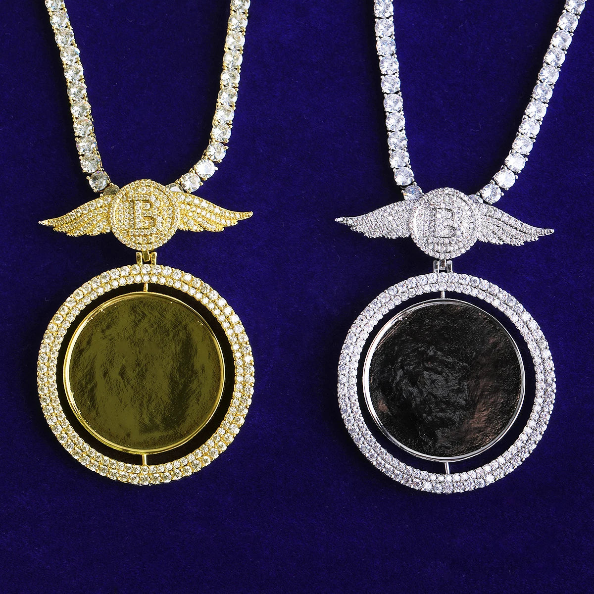 Big B's | VVS Diamond CZ Custom Made Photo Picture Iced Blinged Out Pendant