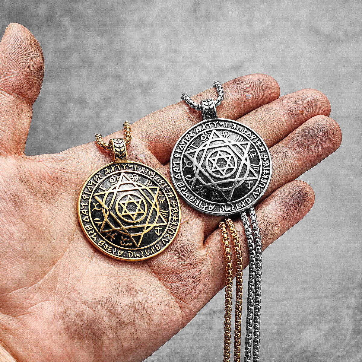 Hexagram | Judaism Star of David 14k Gold No Fade Stainless Steel Street Style Pendant