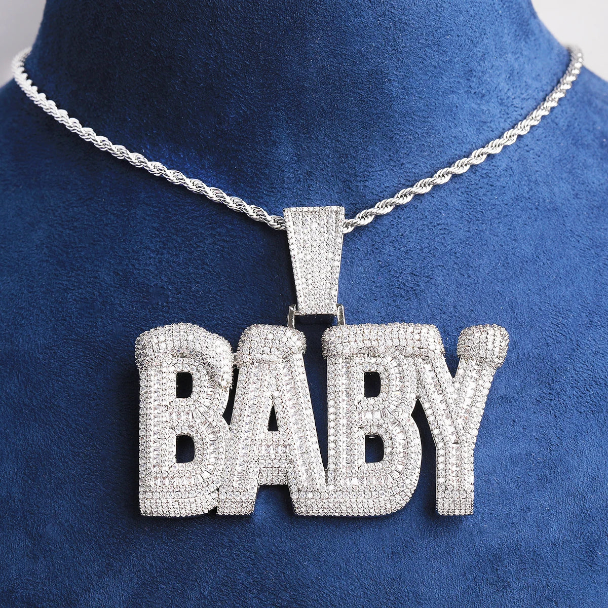 Baby Snow Cap | 5AA+ VVS Diamond CZ Iced Blinged Out Hip Hop Pendant